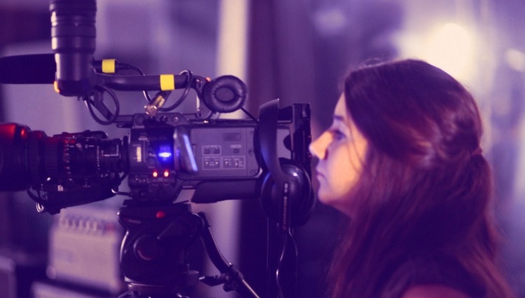 An image representing Professional Video producer with Camera